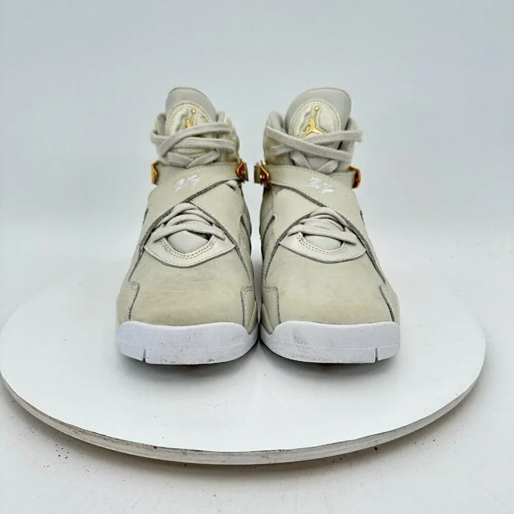 Nike Air Jordan 8 Retro Big Trophy Youth Sz 4.5Y Women 6 833378-030 White Shoes